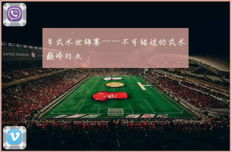年武术世锦赛——不可错过的武术巅峰对决